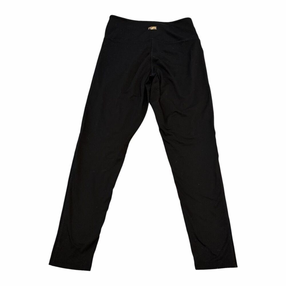 PINK VICTORIA’S SECRET ULTIMATE Women’s Black High Waist Mesh Panel Legging Larg - Picture 3 of 6